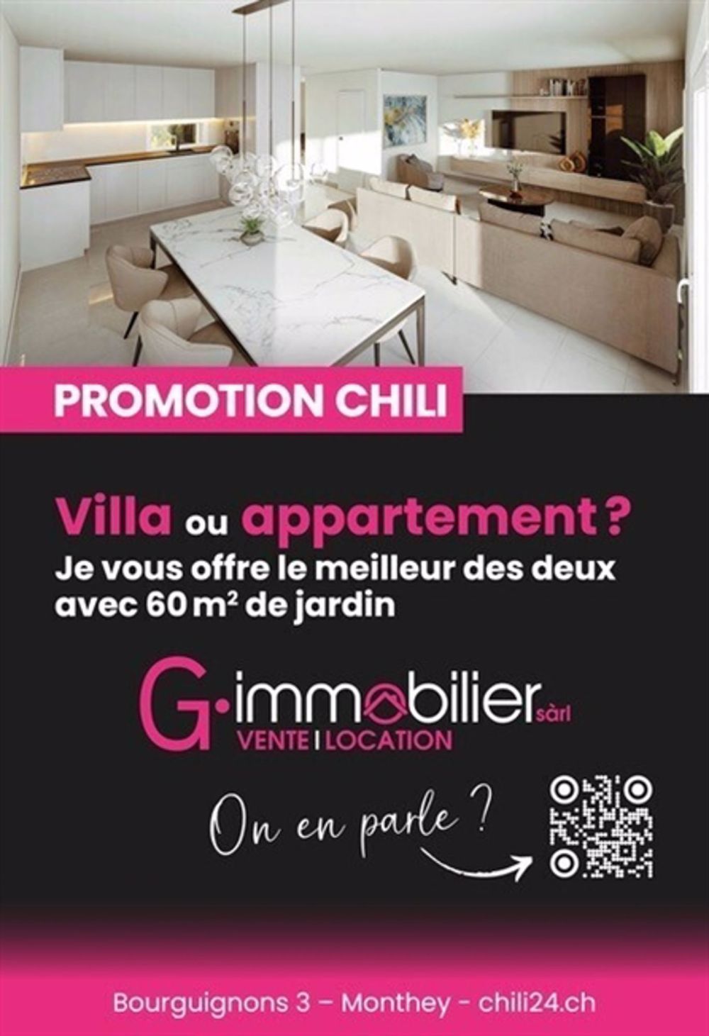 Einzigartiges Projekt auf den Höhen von Monthey, in einem Villenviertel - Bild 1