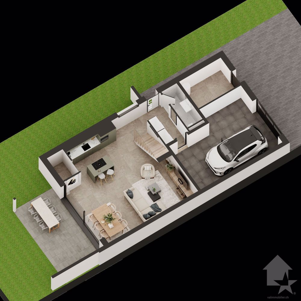 Collombey, neues Projekt einer 5.5-Zimmer-Villa - Bild 5