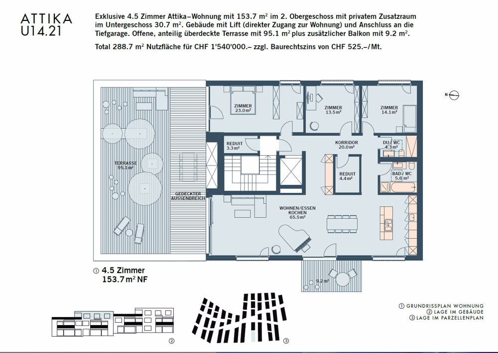 ChlyHolz-Attikawohnung (im Baurecht) mit über 280 m2 Nutzflächen, Besichtigung jetzt - Bild 13