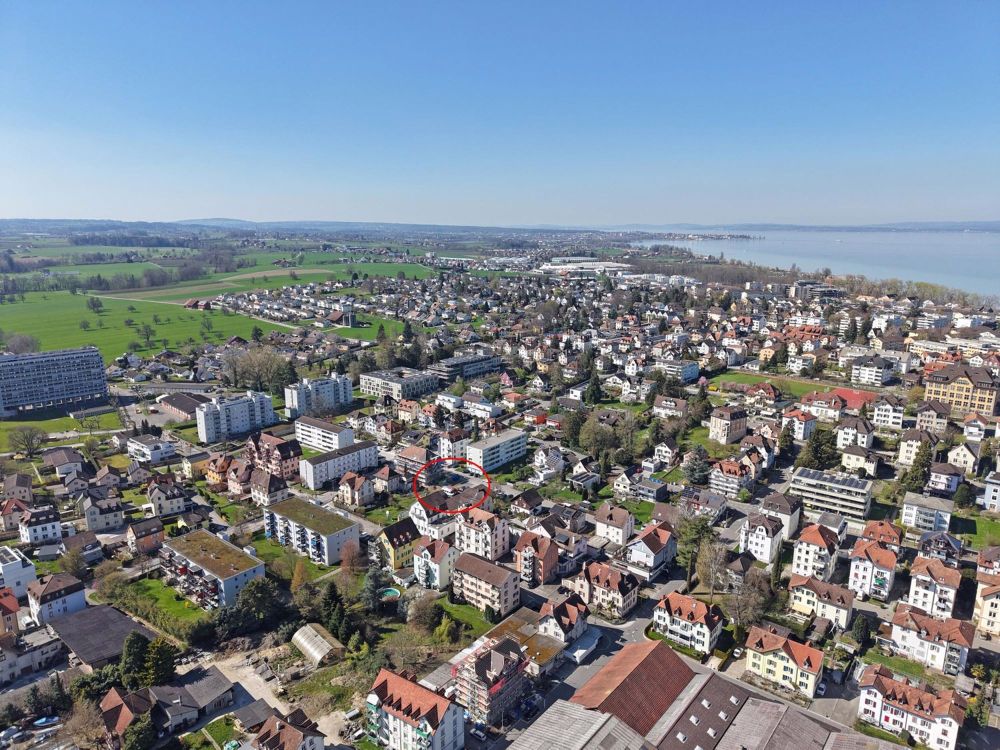 NEUBAU: 4.5-Zimmer-Gartenwohnung - Lage des Grundstücks in Arbon