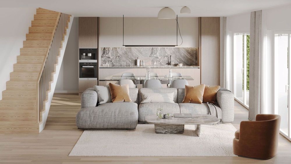 Deux villas jumelles de 5.5 pièces (141 m2) avec garage, balcon, terrasse et jardin privatif - Bild 3