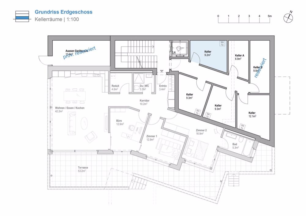 4.5 Zimmerwohnung 1.1 | Residenz Zentaur, Aarau - Bild 8