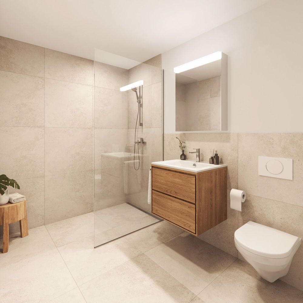 Hochwertiges Wohnen mit schöner Aussicht in Seenähe - Neubauprojekt... - Badezimmer