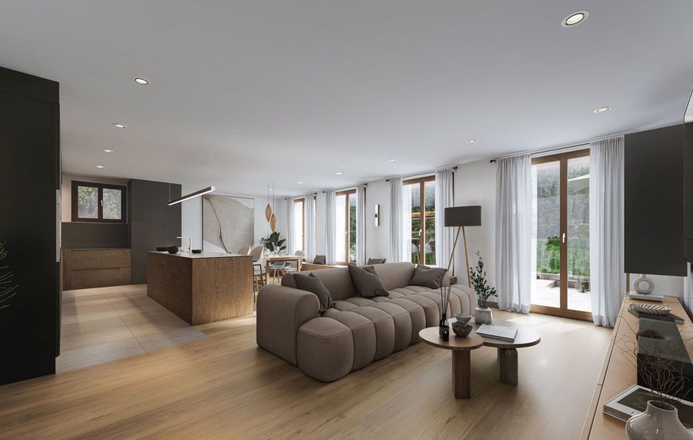 Wohnungen mit 3,5 Zimmern in Prâ d'Echarlens - Ab CHF 570'000.- - Appartement rez-de-chaussée
