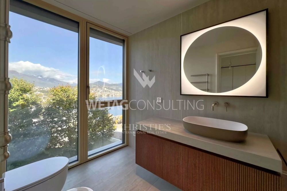 Moderne Neubauwohnung mit Terrasse und atemberaubendem Blick auf den See zum Verkauf in Lugano-Paradiso - Bild 7