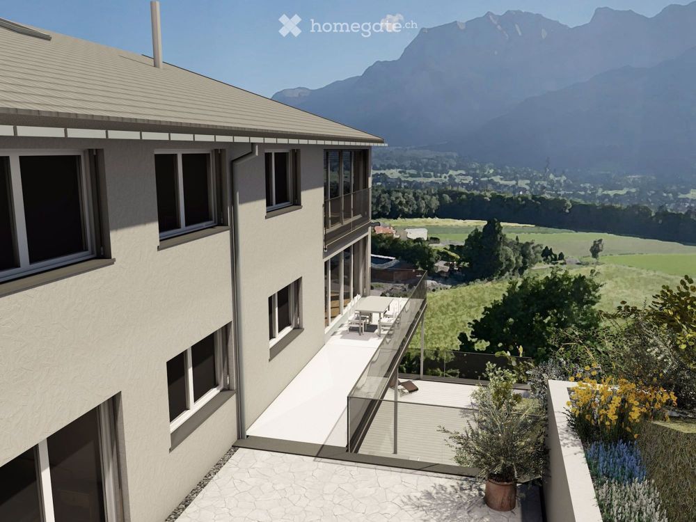 Exklusive 5.5-Zimmer-Wohnung mit atemberaubendem Bergblick in Bad Ragaz - Bild 2