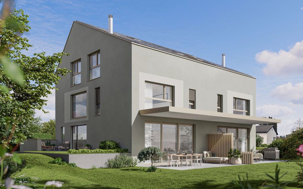 Modernes Doppel-Einfamilienhaus in ruhiger Lage von Weisslingen - Bild 1