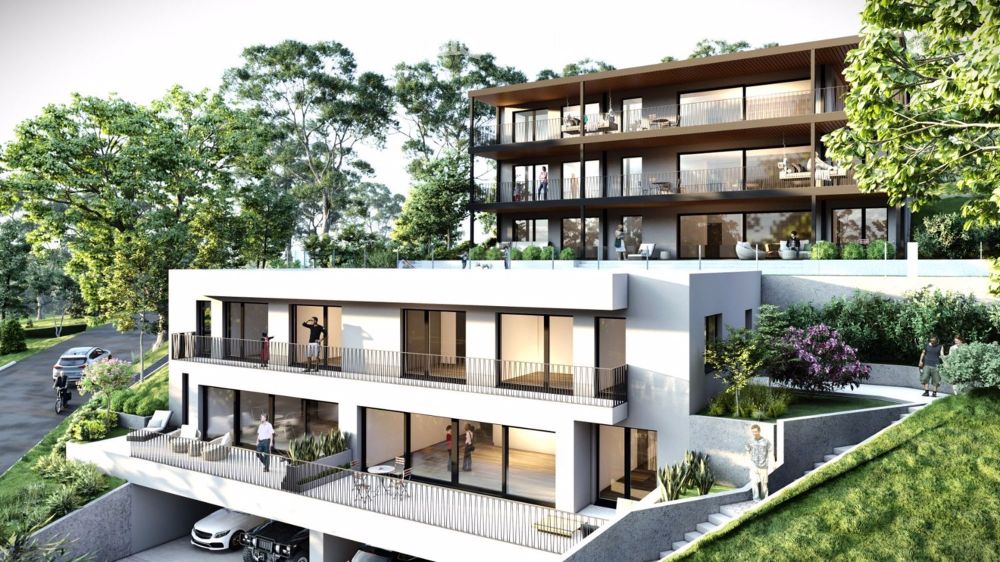 Zu Verkaufen auf Plänen – 5 Apartments mit hohem Standard in den Höhen von Marly (Fribourg) - Bild 1