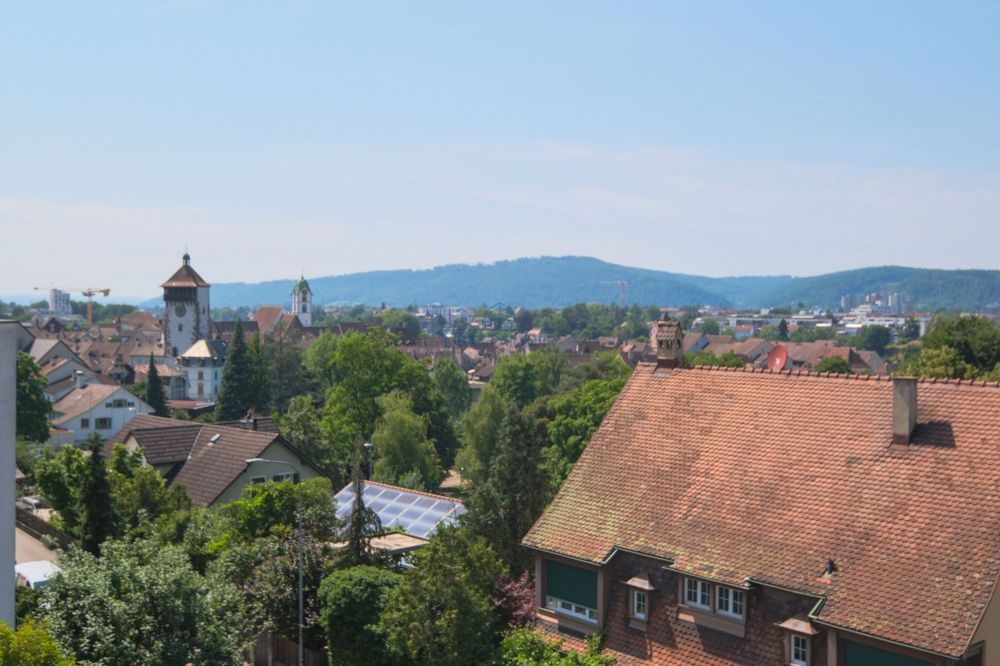 Exklusive 5.5-Z'Attika-Maisonette Wohnung im Herzen von Rheinfelden - Aussicht / View
