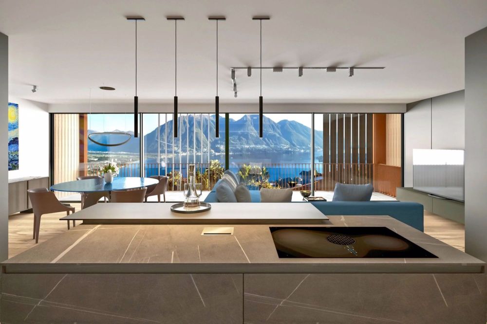 Elegante, moderne Villa mit Seeblick & Garten in Brione sopra Minusio zu verkaufen - Bild 3