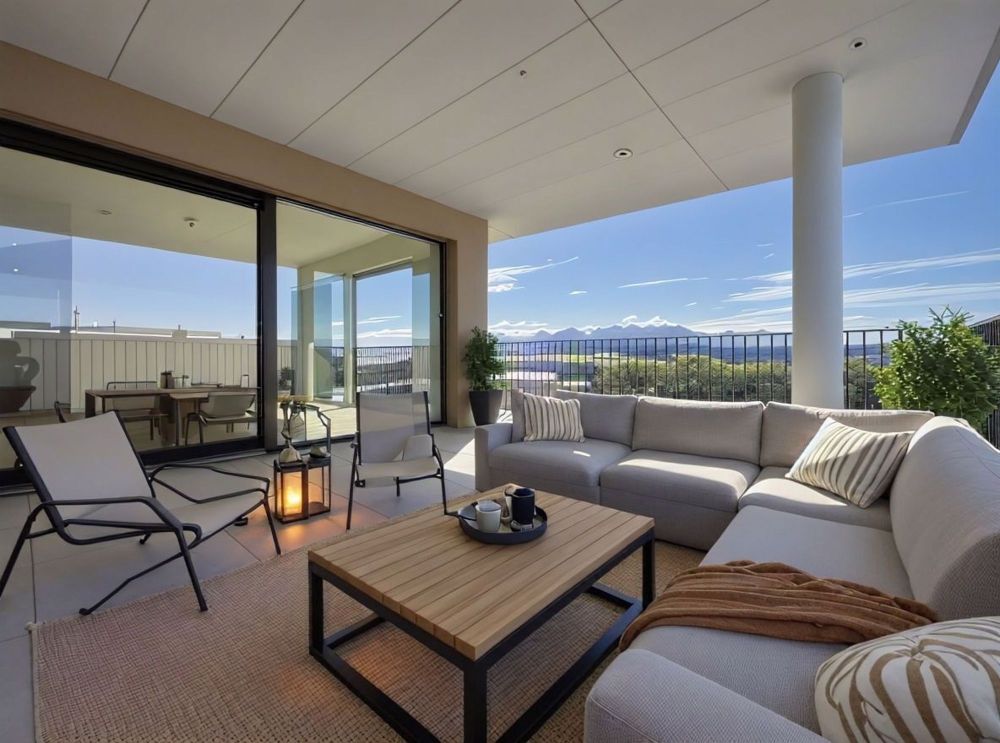 Magnifique 5.5 pièces de 148 m2 habitables sur palier privatif - idée d'aménagement de la terrasse