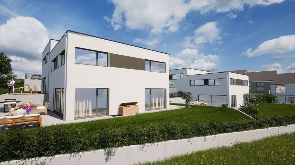 NEUBAU VIER DOPPELEINFAMILIENHÄUSER UND SECHS REIHENEINFAMILIENHÄUSER, NIEDERDORF - Bild 2