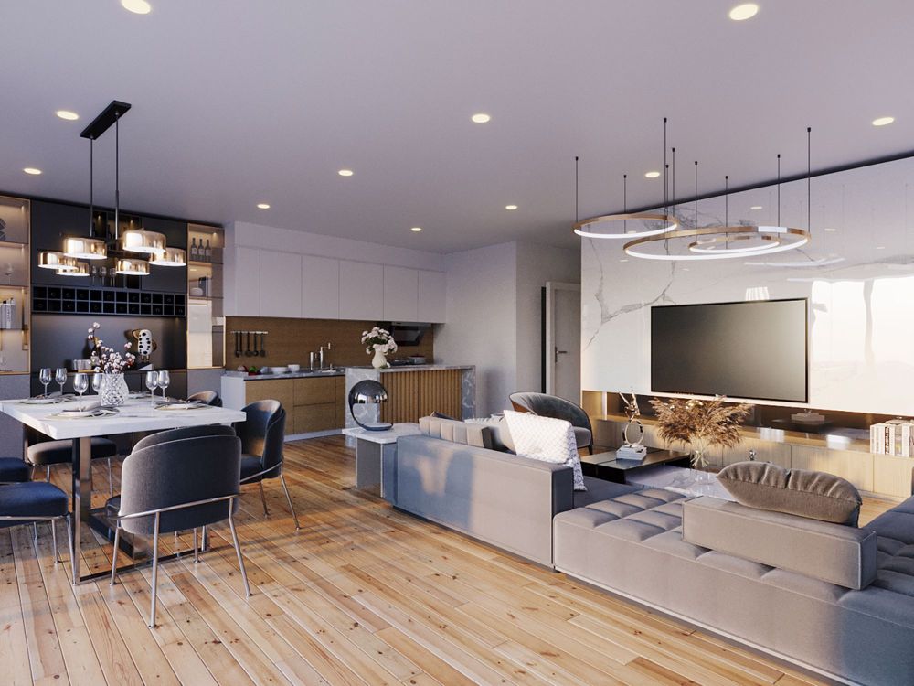 Beauregard : Appartement 3.5 pces avec grand balcon - Bild 7