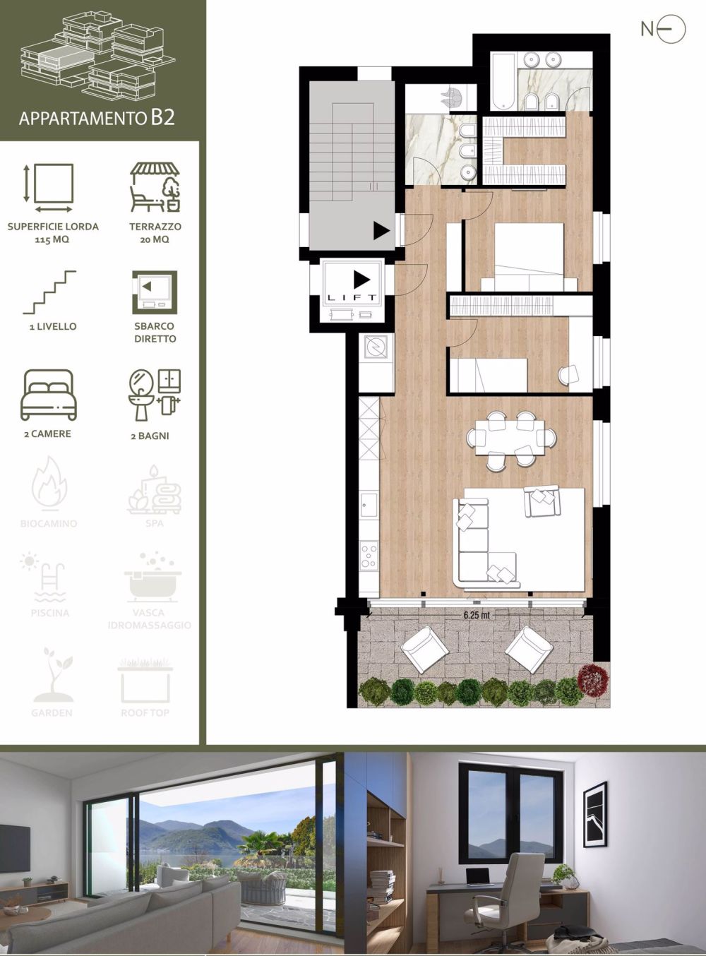 Exklusive 3.5-Zimmer-Wohnung, Pool, Seeblick, 1. oder 2. Wohnsitz - Bild 6
