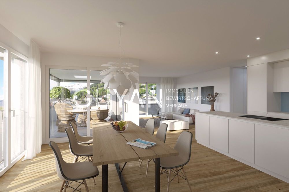 3 1/2-ZW ABELIA NR. 1A.31 - ZWEITWOHNUNG, NEUBAU - Beispiel Wohnen