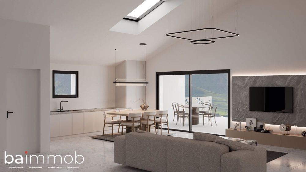 Magnifique appartement de 4,5 pièces en attique à Port-Valais - Bild 2