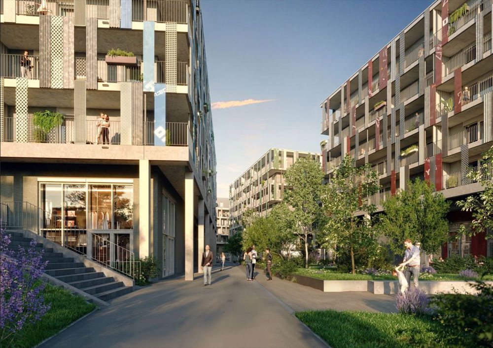 Erstbezug: 1.5-Zimmer-Single-Wohnung - Aussicht