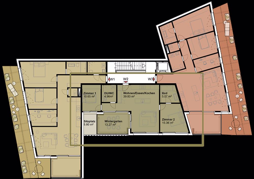 Exklusive Gartenwohnung mit hoher Energieeffizienz und unverbaubarer Aussicht.Neue Preise! - W2 - Bild 4