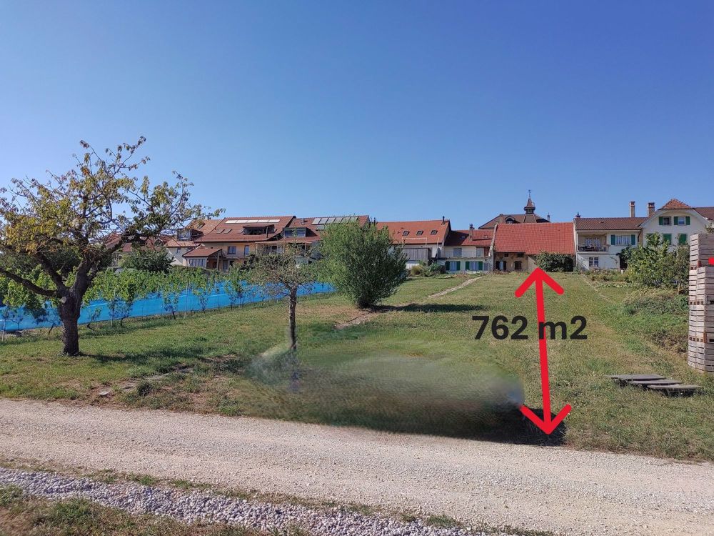 Bauplatz 762 m2 (Lugnorre (FR) mit 120° Blick auf den Murtensee und die Alpen (Anzeige auf Homegate.ch) - Bild 4