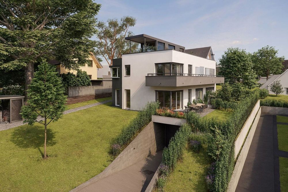 Villa HPE neu mit Dachgarten und privatem Garten - Grundstück A - Bild 2