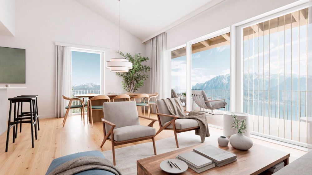 CHARDONNE - RESIDENCE VAUDAIRE, ATTIQUE LOT 4 - Bild 6