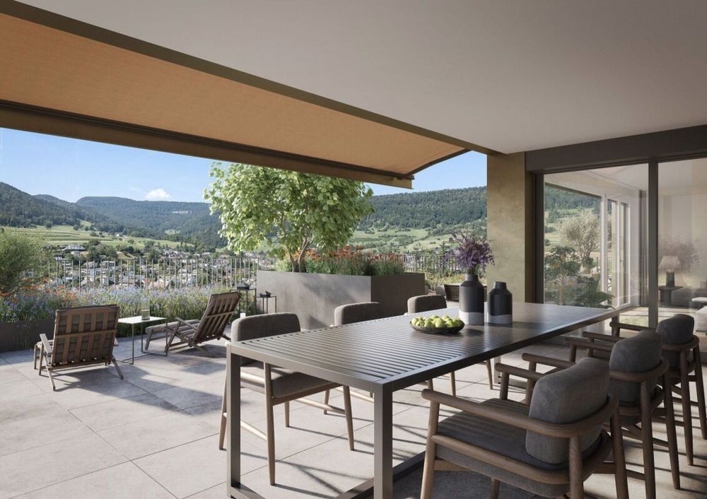 Terrassenhaus mit Weitsicht über Erlinsbach - Bild 3