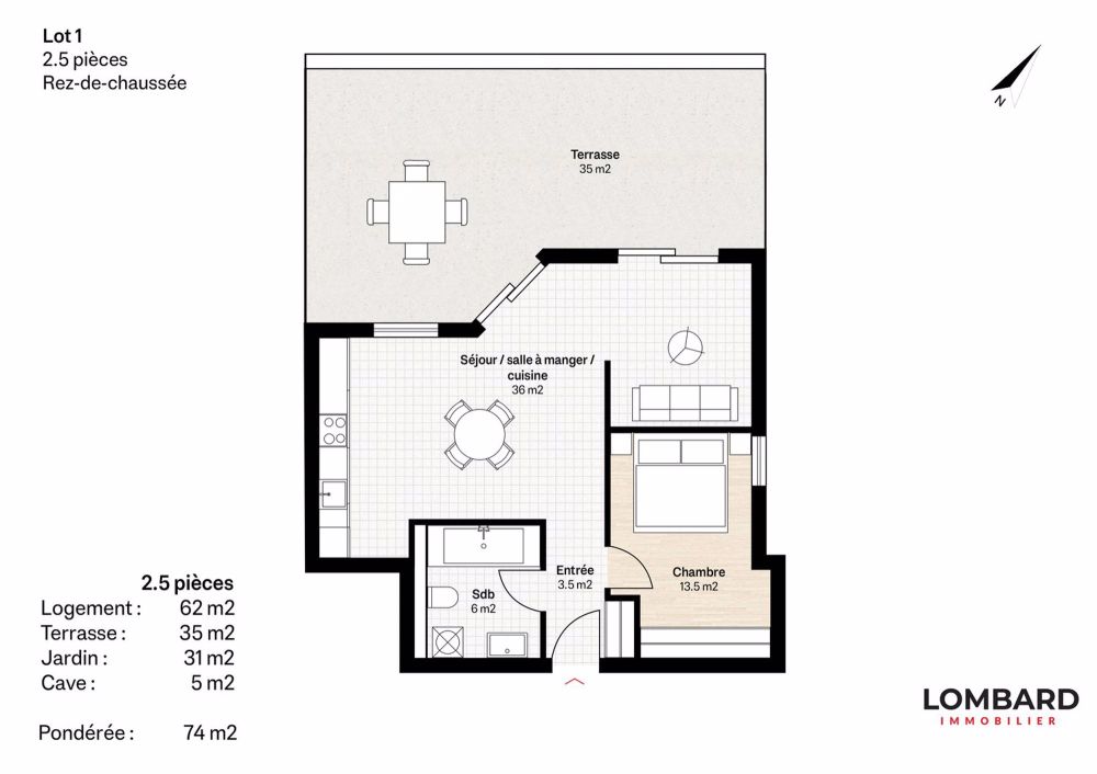 Neue 2.5-Zimmer-Wohnung im Erdgeschoss - Bild 6