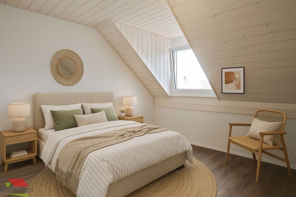 3,5 pièces en attique avec terrasse et combles aménageables de 70m2 ! - Bild 8