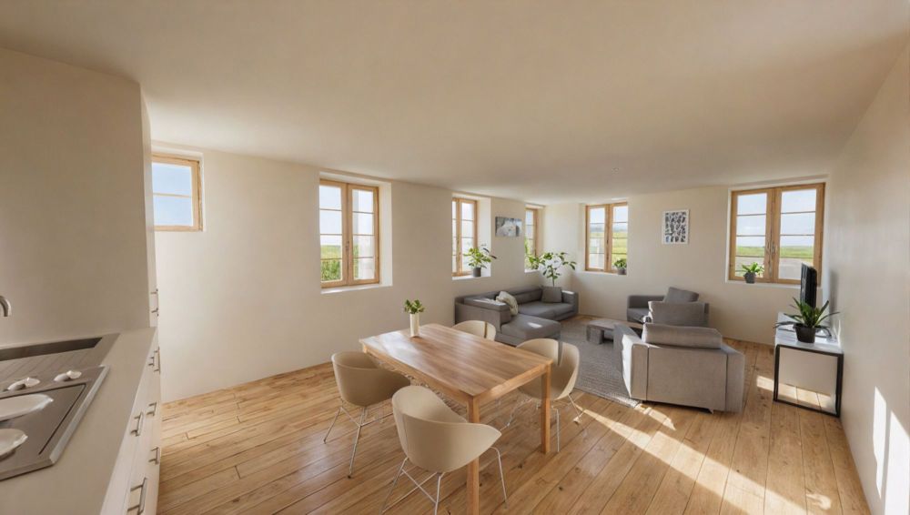 Appartement neuf de 3.5 pces, grand jardin, au bord de la rivière | dreamo.ch - Bild 1