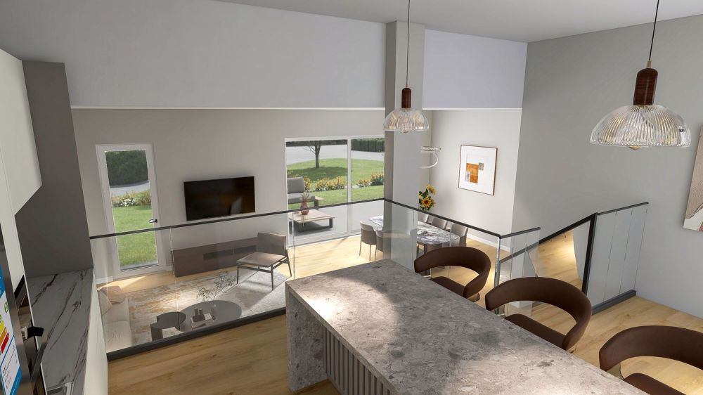 Neubau MINERGIE von 2 Villen in Savigny - Bild 5