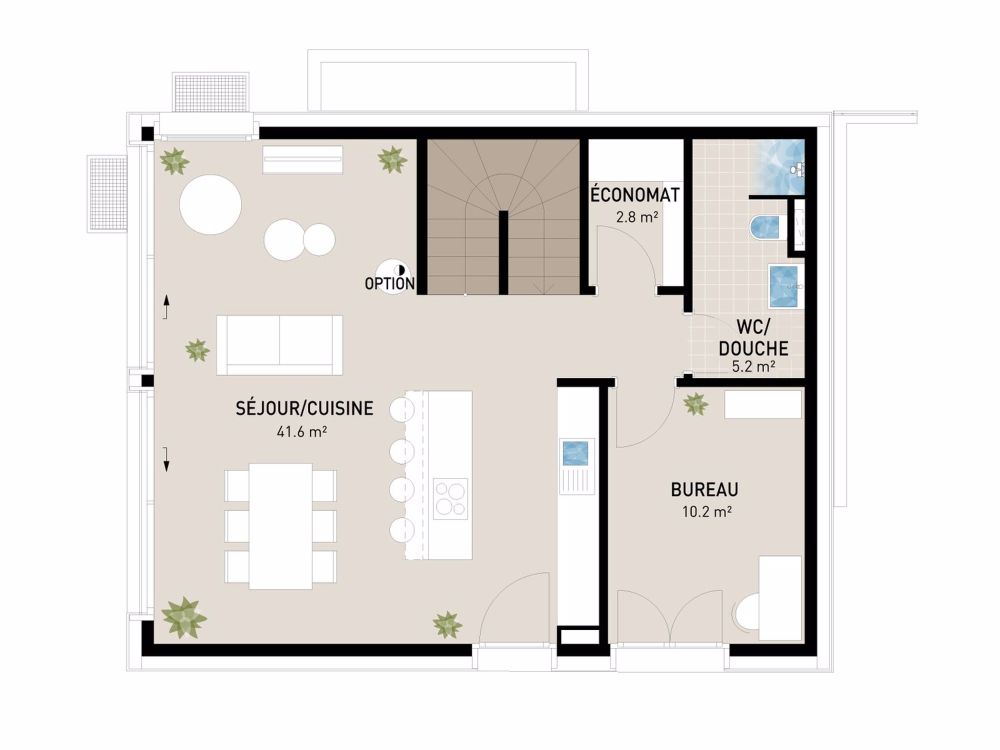 Villa contemporaine de 159 m2 util., 6,5pcs et 3 places de parc inclus. Lot D - Bild 7