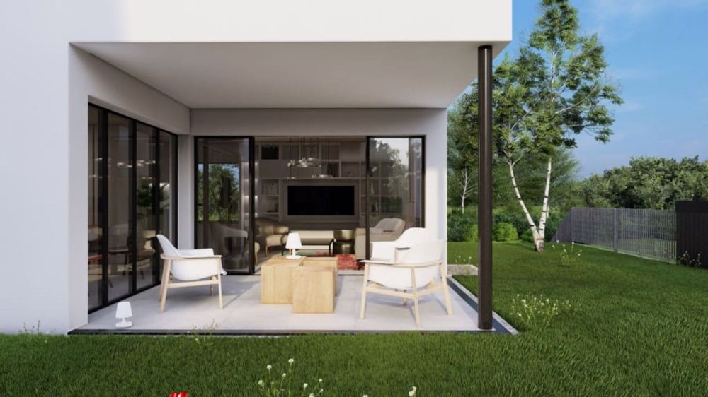 NEUBAU VILLA B: 12 freistehende Villen mit privatem Garten & Terrasse an guter Lage nahe dem Lago Maggiore - NEUBAU 12 freistehende Villen mit privatem Garten & Terrasse an guter Lage nahe dem Lago Maggiore 3b