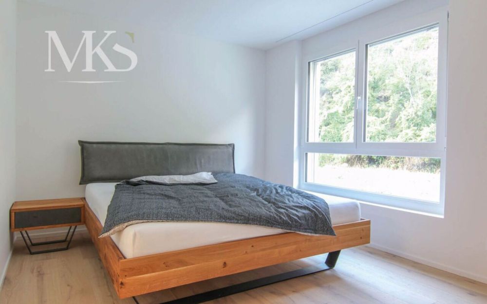 Grosszügige neue Wohnung im ruhigen Brigerbad - Master-Bedroom