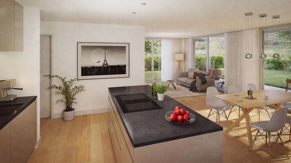 Moderne 3.5-Zimmer-Garten-Wohnung mit 103 m2 eigenem Garten - Bild 4