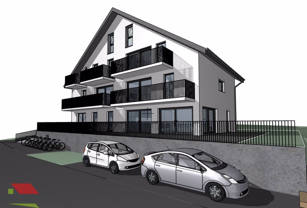 Daillens - Appartement Neuf avec Jardin et Parking au Sous-sol - Immosol | Daillens | Perspective
