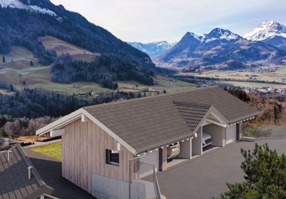 Ein Architektenchalet, exklusiv mit atemberaubendem Panoramablick - Bild 11