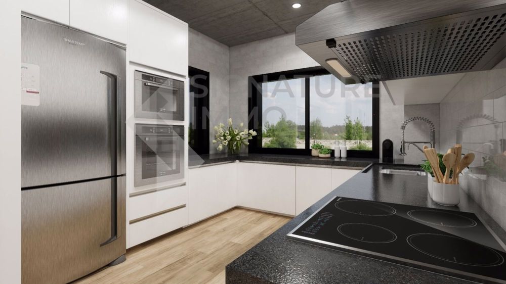 Eleganz und Modernität - 4,5 Zimmer mit Balkon im 1. Stock - Cuisine