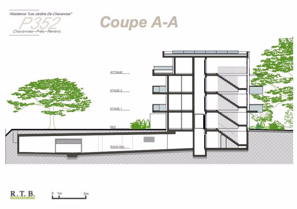 Appartement 2,5 pces au rez avec jardin à Chavannes, lot 5 - Bild 8
