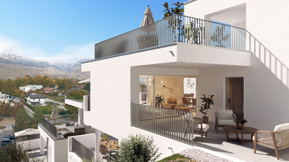 Appartements en terrasse labellisés MINERGIE Les Terrasses de Bramois - Bild 5