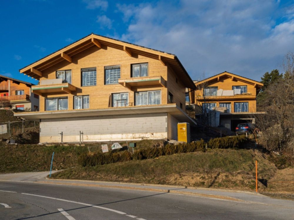 Un havre contemporain face aux Alpes - Chalet neuf 5 chambres à Lens - Bild 10