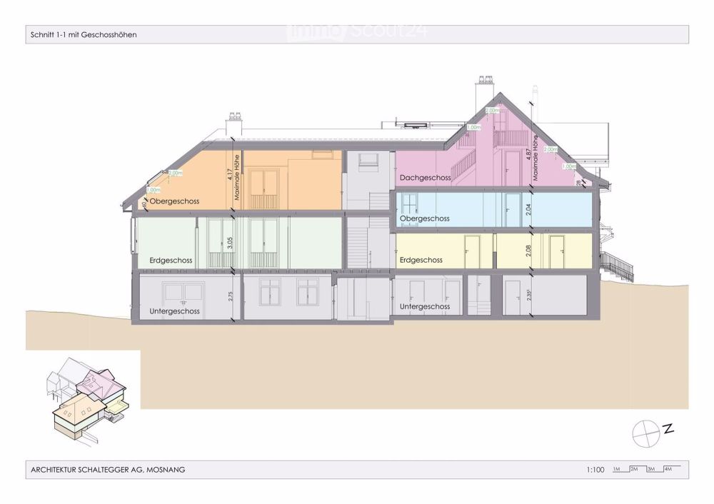 Grosszügige 3.5-Zimmer-Wohnung mit hohen Räumen und Bergblick - Leben zur Sonne Krummenau - Bild 7