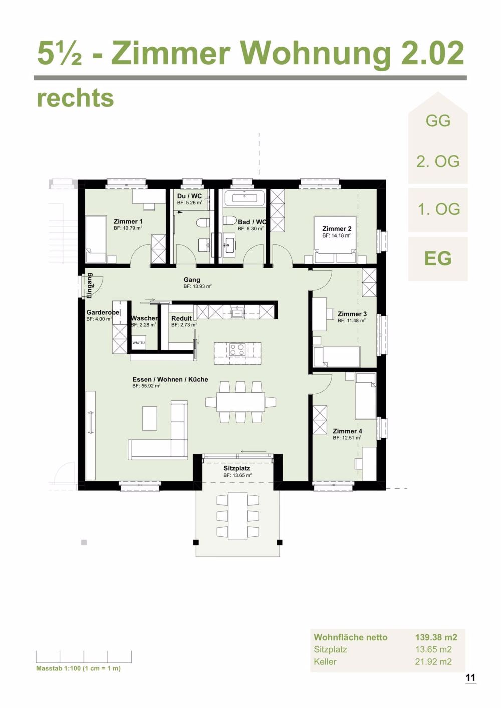 Attraktive Neubau-Renditeliegenschaft in Bleienbach – 2 Mehrfamilienhäuser mit je 8 Wohnungen - Bild 7