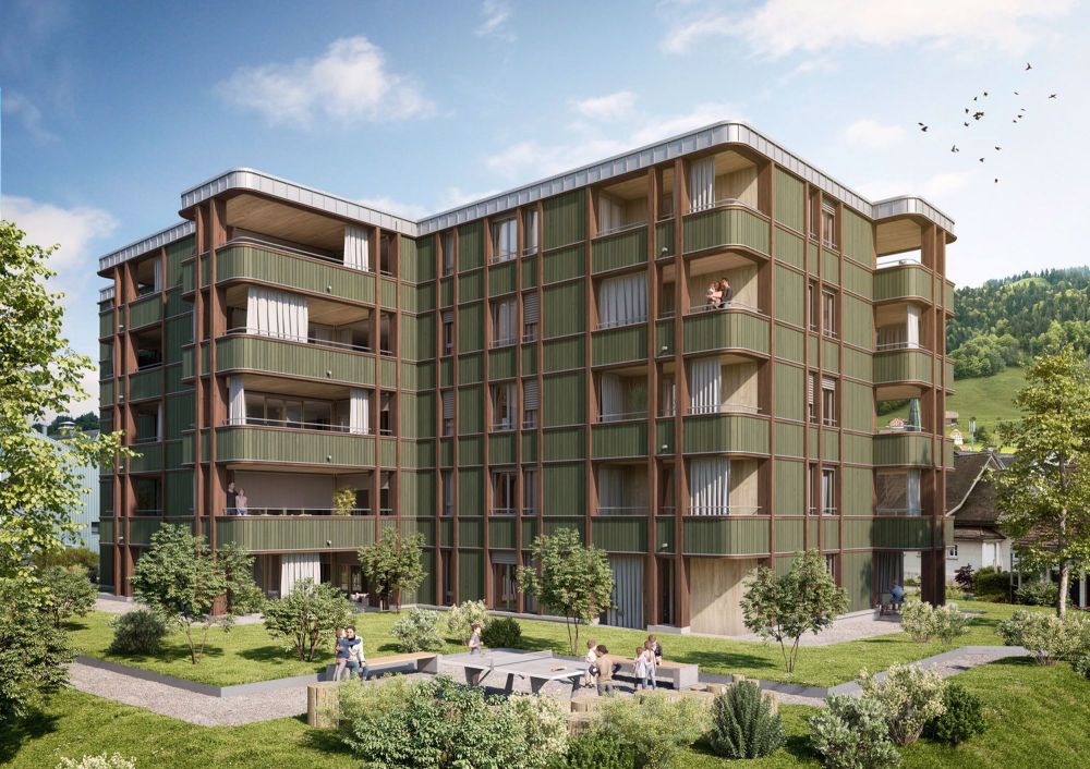 Neubau Industriestrasse 17 Schüpfheim, 4.5 und 5.5 Zimmer-Wohnungen zu verkaufen - Bild 2