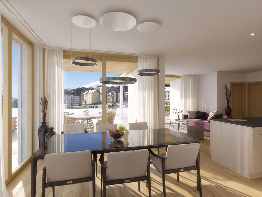 Exklusive Dachwohnung in Davos Dorf mit atemberaubendem Bergpanorama - Bild 4