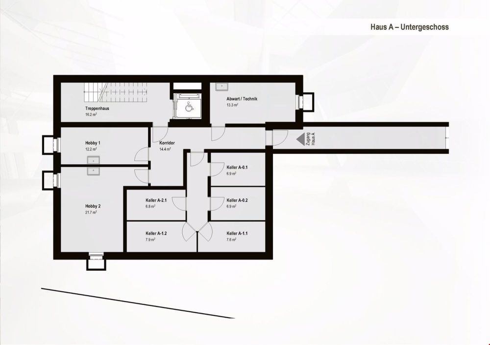 Attraktiv und behaglich : 4,5-Zimmer-Wohnung mit Laube ! A-1.2 - Bild 9