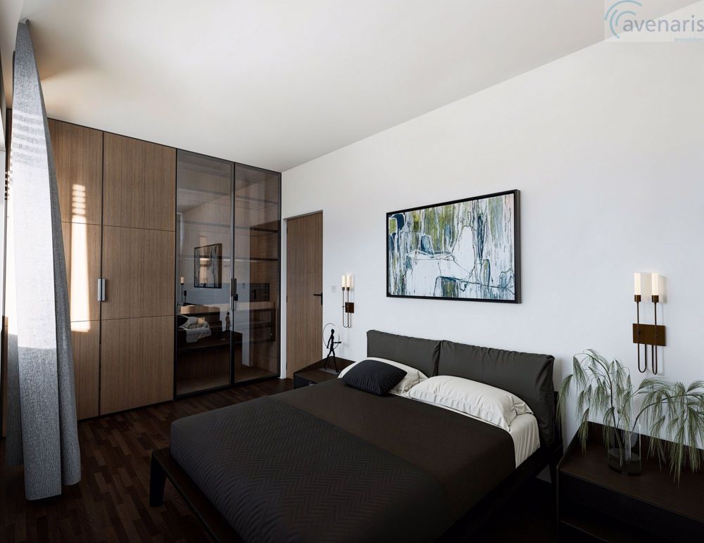 Neubauprojekt: Drei moderne und geräumige Reiheneinfamilienhäuser - Schlafzimmer 1. Obergeschoss Haus B