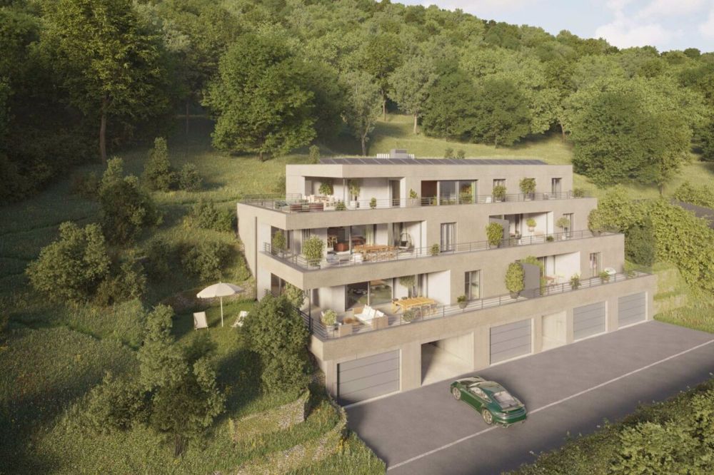 Exklusive Terrassenwohnung mit Weitblick – Neubauprojekt Schönebueche - Bild 1