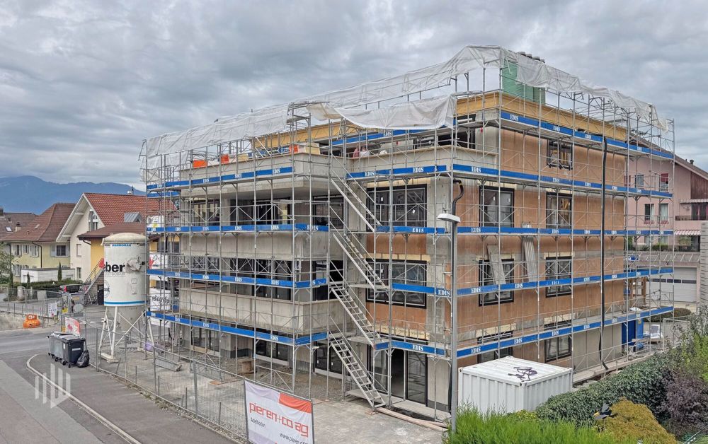 ImmoWyss - Neue 2,5-Zimmer-Loftwohnung mit Option auf Erweiterung - Baufortschritt