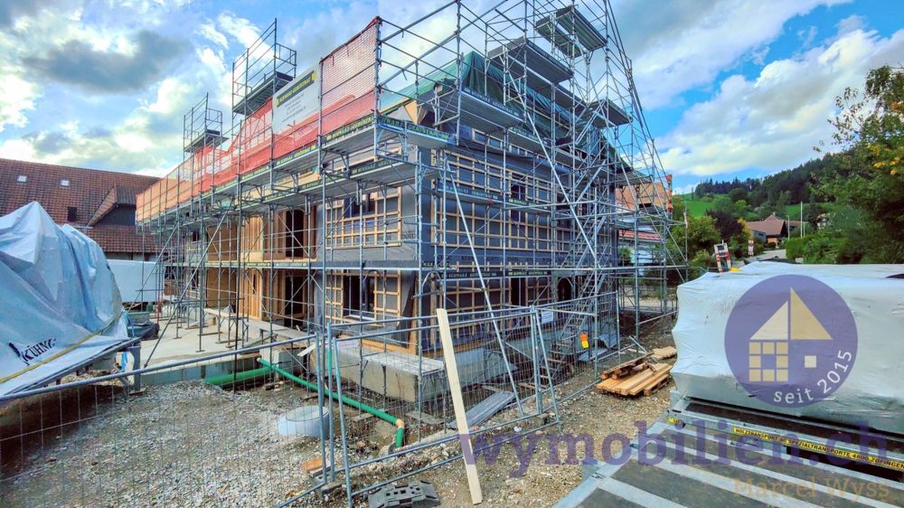 3.5 Zimmer, Lift, Einstellhalle - es hat nur noch 3 Wohnungen! - Baustelle 10.9.2025