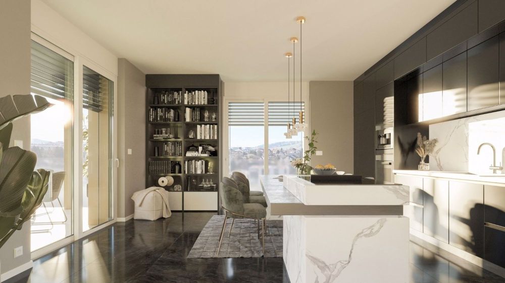 Appartement moderne de 2,5 pièces à Bulle - Bild 5